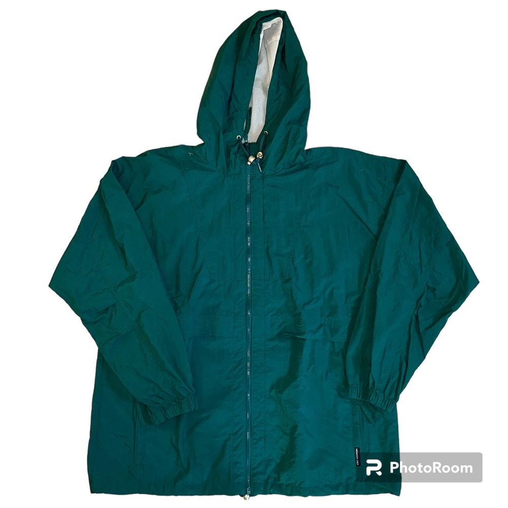 Vintage Hooded Members Only Jacket Men's Green Size Large